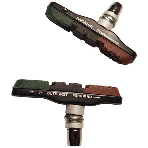 OUTBURST V BRAKE ALLOY RIMS BMX PADS